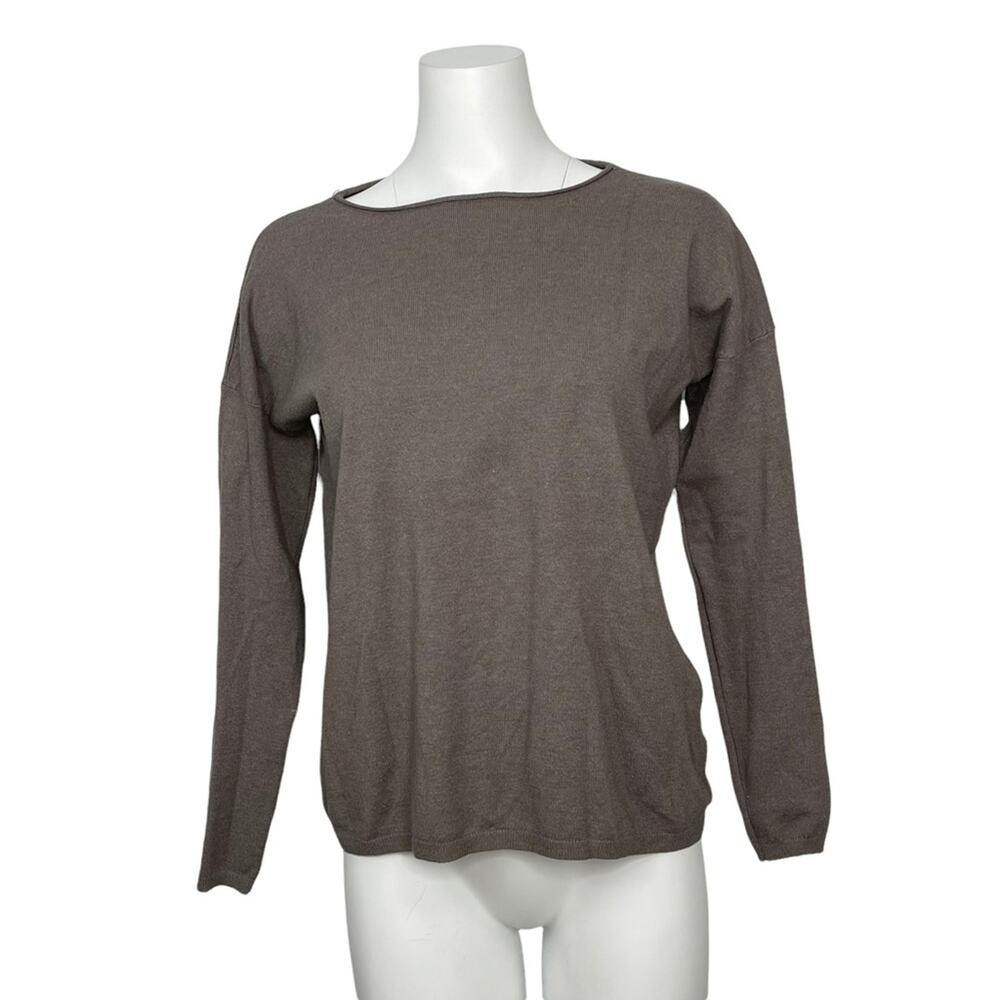 PURE TREAT Denmark Round Neck Merino Wool/Cashmere Blend Sweater XS/S